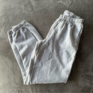 TNA sweatpants in Heather Chrome